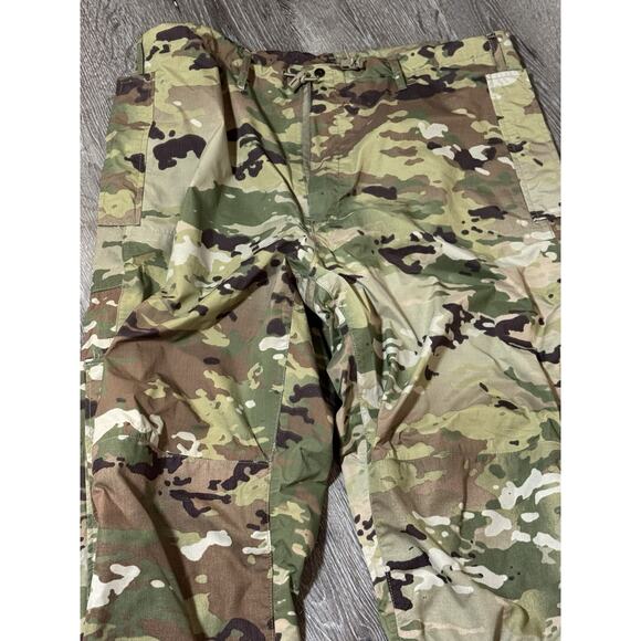 Military Field Combat Extreme Cold Weather Trouser Woodland Camo, Tennier, M/R - Picture 2 of 8
